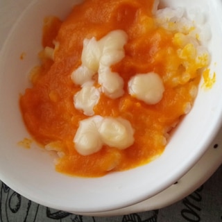 【離乳食後期】かぼちゃクリームドリア